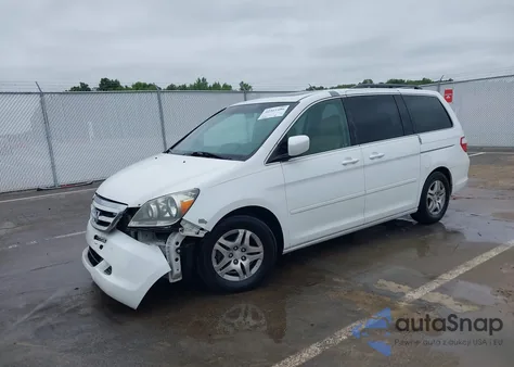 2007 Honda Odyssey Ex-L из США, поврежденный, VIN 5FNRL38797B125494